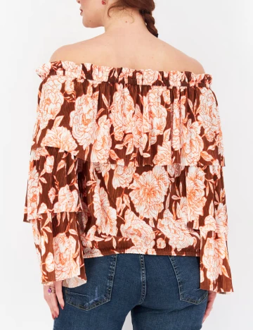 Bluza River Island, caramiziu Maro