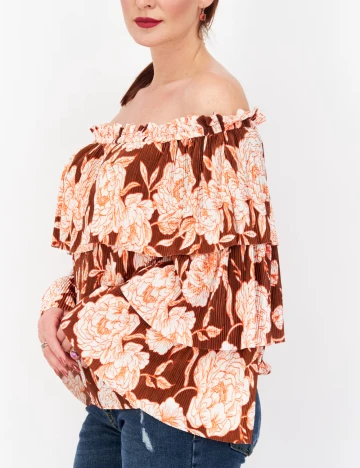 Bluza River Island, caramiziu Maro