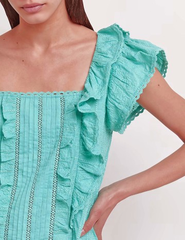Bluza River Island, turcoaz