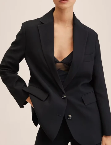 Sacou Mango, negru Negru