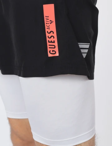 Pantaloni scurti Guess, negru