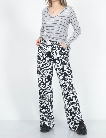 Blugi River Island, alb