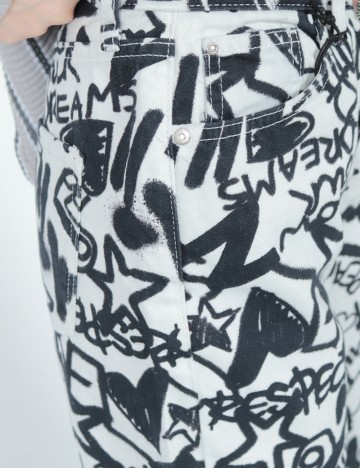 Blugi River Island, alb