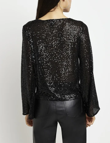 Bluza River Island, negru