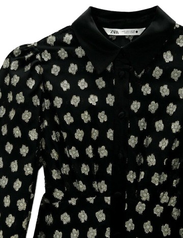 Rochie Zara, negru/buline, M