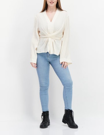 
						Bluza River Island, ecru