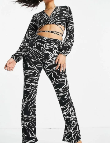 Pantaloni River Island, negru