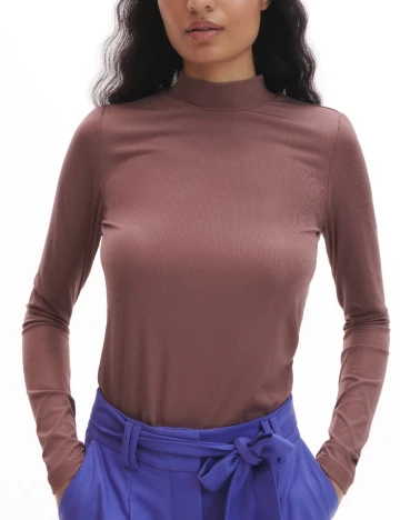 Bluza Reserved, roz pudra inchis