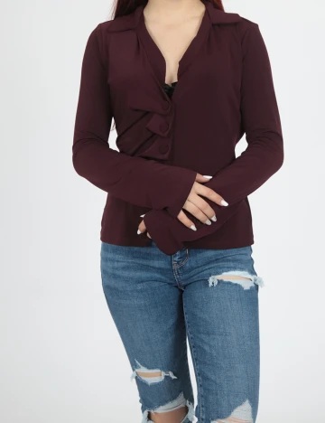 Bluza River Island, pruna