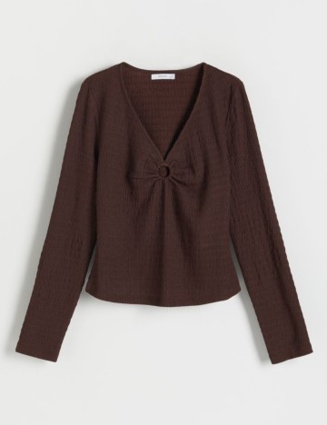 
						Bluza Reserved, maro