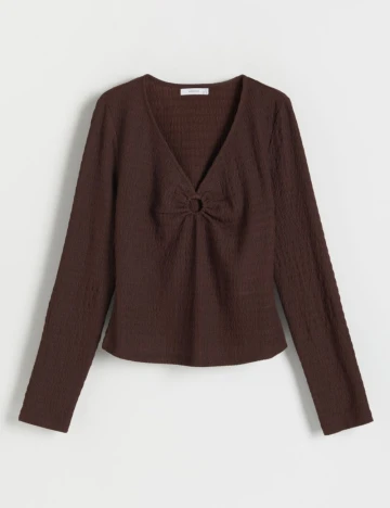 Bluza Reserved, maro Maro