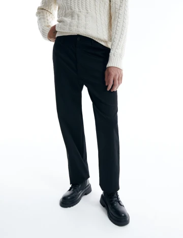 Pantaloni Reserved, negru
