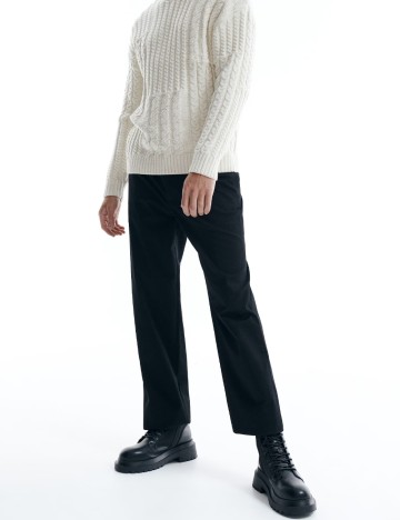 Pantaloni Reserved, negru
