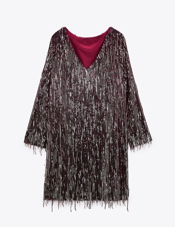 Rochie scurta Zra, pruna