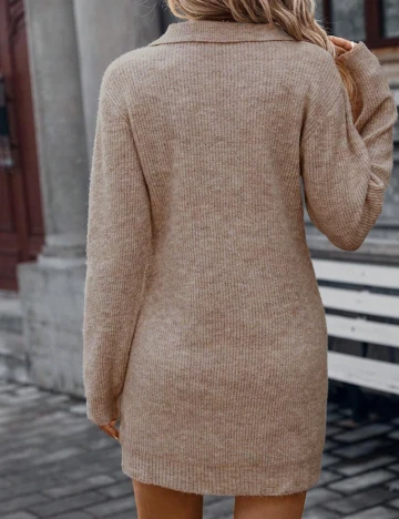 Rochie scurta SHEIN, bej