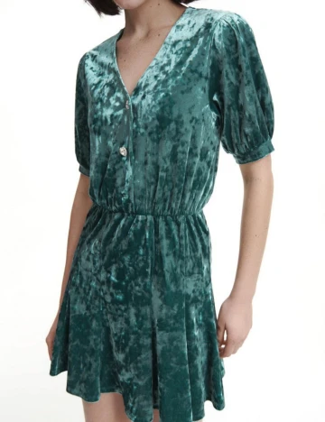 Rochie scurta Reserved, turcoaz