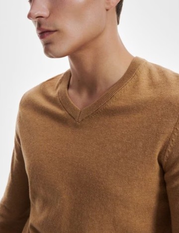 Bluza Reserved, maro deschis