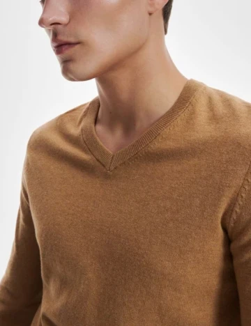 Bluza Reserved, maro deschis