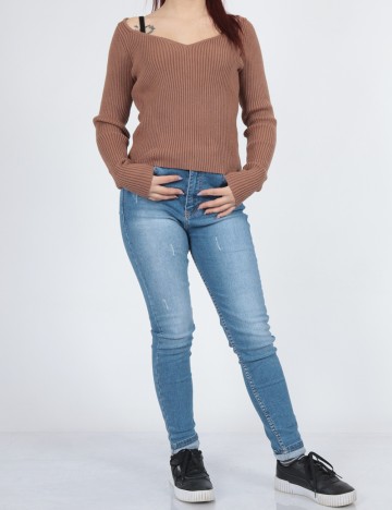 
						Bluza SHEIN, maro