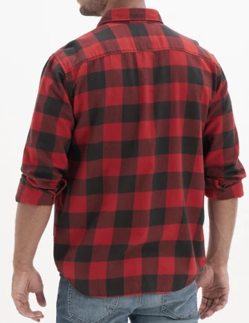 Camasa American Eagle, rosu/negru