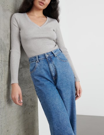 
						Bluza Reserved, gri deschis