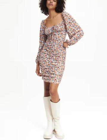 
						Rochie scurta Reserved, floral print