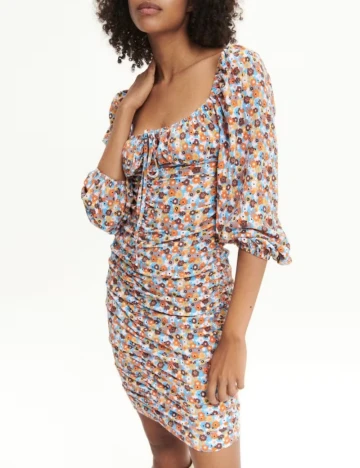 Rochie scurta Reserved, floral print