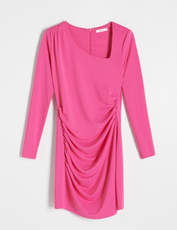 Rochie scurta Reserved, roz