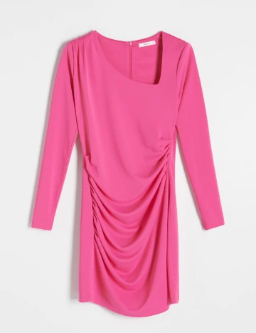 Rochie scurta Reserved, roz