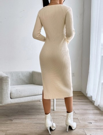 Rochie medie SHEIN, crem