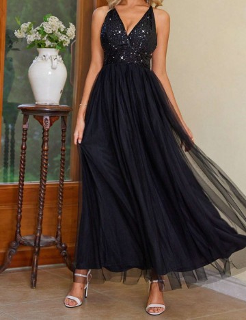 Rochie lunga SHEIN, negru