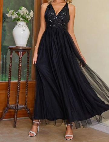 Rochie lunga SHEIN, negru