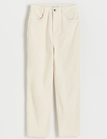 Pantaloni Reserved, crem