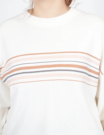 Bluza Oversize American Eagle, ecru Alb