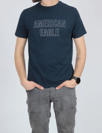 Tricou American Eagle, bleumarin