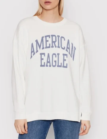 Bluza Oversize American Eagle, alb Alb