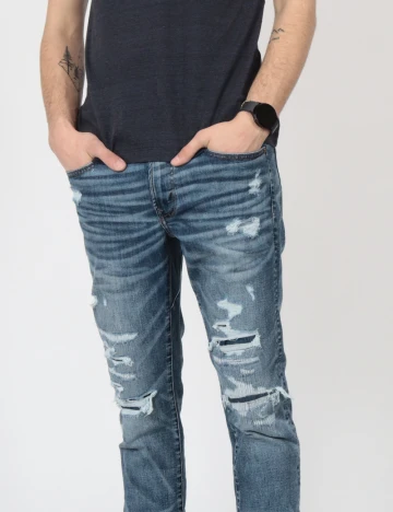 Blugi American Eagle, albastru