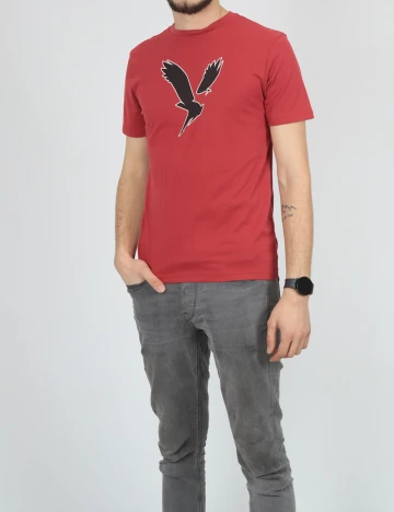 Tricou American Eagle, rosu Rosu