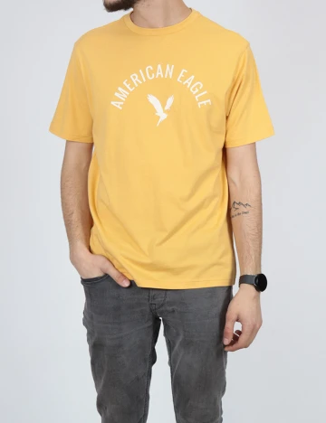 Tricou American Eagle, galben