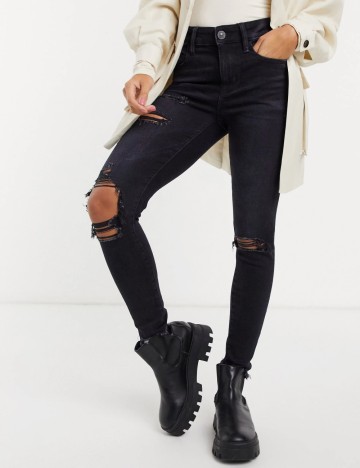 
						Blugi American Eagle, negru