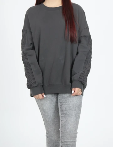 Bluza Aerie, gri inchis Gri