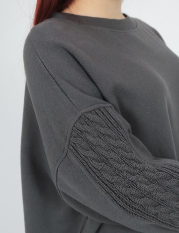 Bluza Aerie, gri inchis