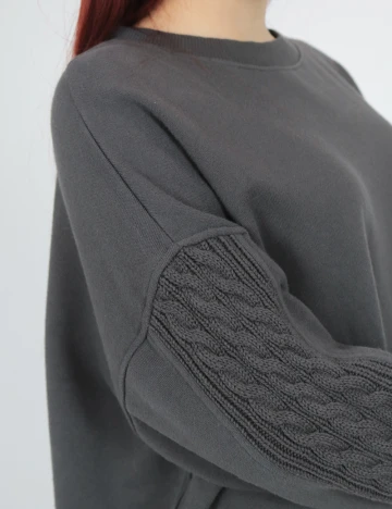 Bluza Aerie, gri inchis Gri