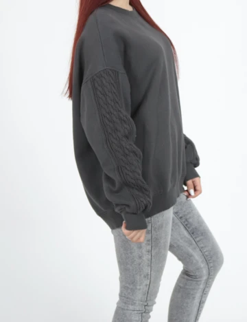 Bluza Aerie, gri inchis Gri