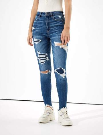 
						Blugi American Eagle, albastru