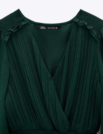 Rochie Zara, verde, XS