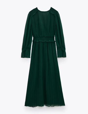 Rochie Zara, verde, XS