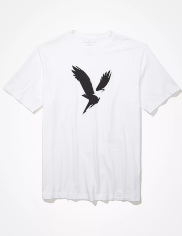 Tricou American Eagle, alb