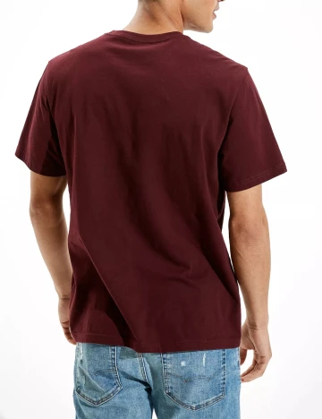 Tricou American Eagle, visiniu Rosu