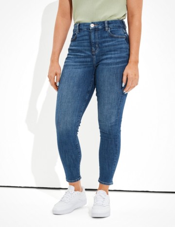 
						Blugi American Eagle, albastru